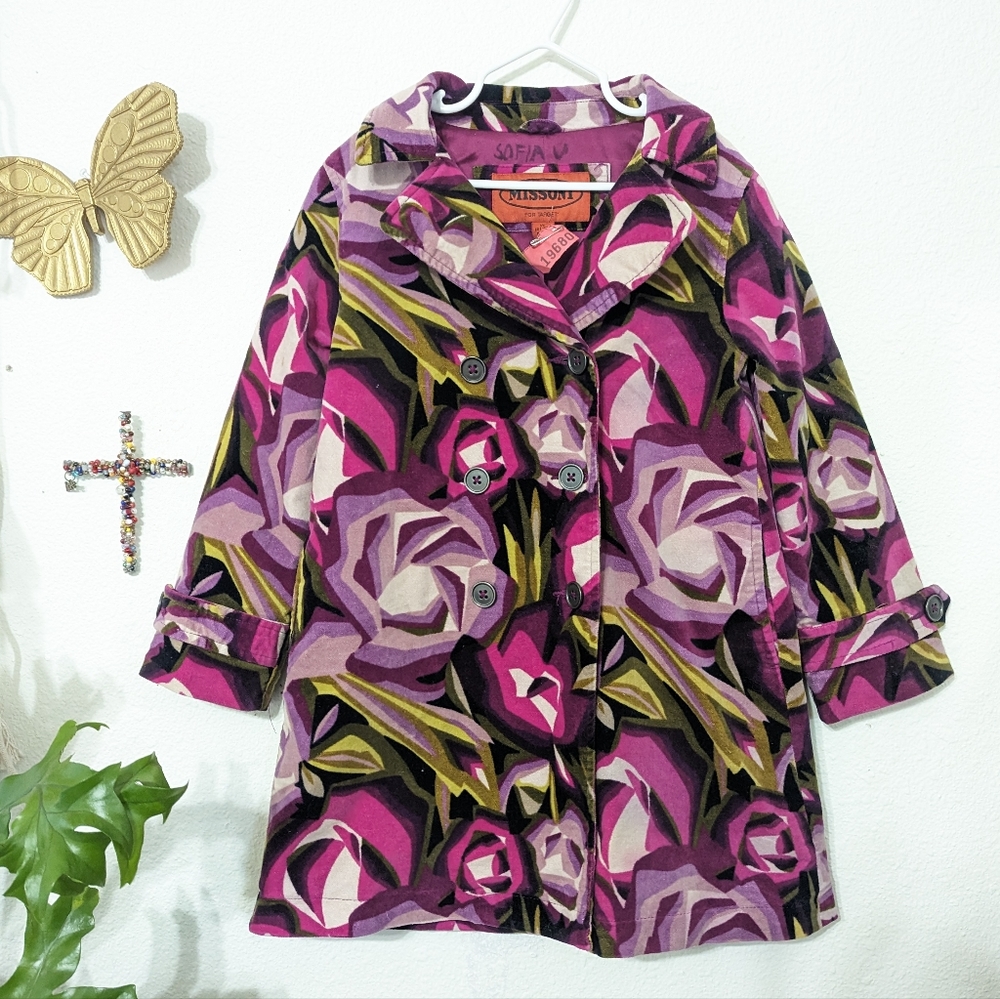 Missoni for Target Little Girls Floral Coat Jacket